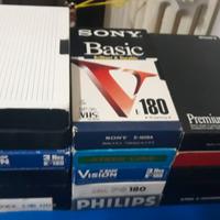 Videocassette VHS da cancellare