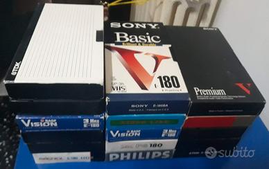 Videocassette VHS da cancellare