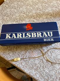 Insegna luminosa Birra vintage