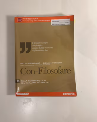 Filosofia Con-Filosofare 3B Abbagnano Paravia