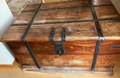 Baule legno massello