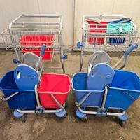 carrelli professionali per pulizie