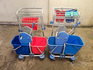 carrelli professionali per pulizie