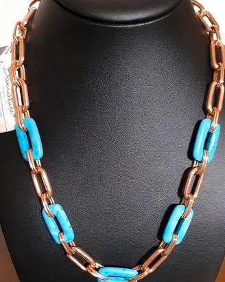 Collana Bronzallure placcata in oro 18 Kt.