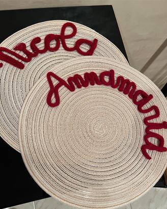 Tovagliette americane personalizzate