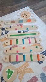 Percorso sensoriale in legno