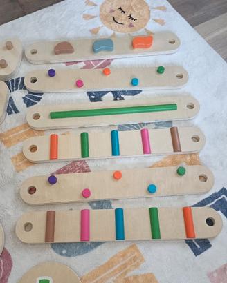 Percorso sensoriale in legno