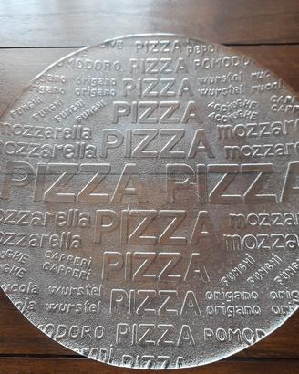 piatto pizza in vetro