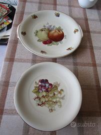 set 7 piatti da frutta con piatto da portata e 6 p