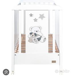 Lettino con sbarre paci