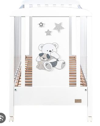 Lettino con sbarre paci