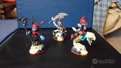 lotto 3 skylanders non morti Bat spin fright rider