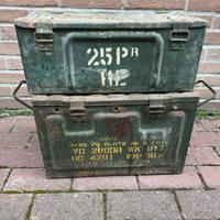 2 cassette inglesi porta munizioni seconda guerra