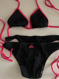 Bikini  nero e fucsia brand Acquarapid tgXS