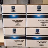 Toner Compatibili CC530A, CC531A, CC532A e CC533A