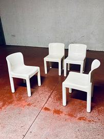Sedie Kartell Carlo Bartoli anni 90 set
