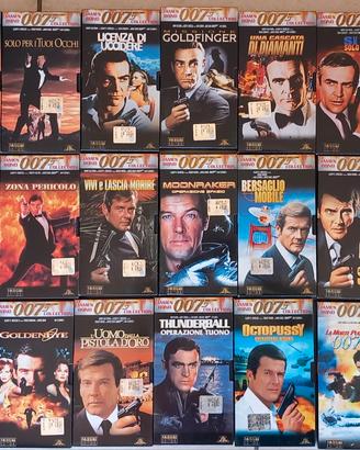 VHS collezione 007 