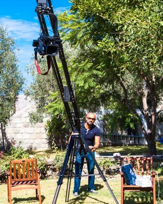 Crane professionale con testa motorizzata