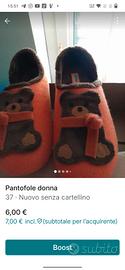 pantofole chiuse donna/ragazza