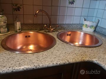 vasche lavello in rame