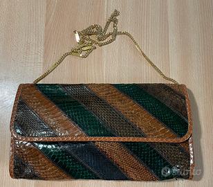 Borsa in rettile Vintage Anni 70