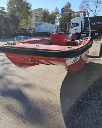 Motoscafo barca Manta vigili del fuoco motore 25 H