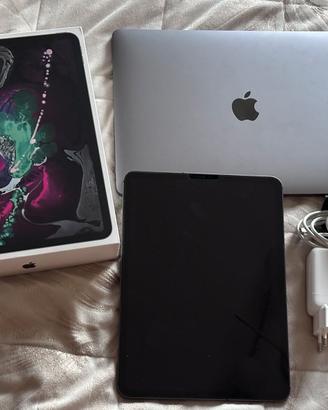 iPad Pro 11" e MacBook Pro 13" 2018