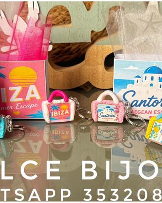 Bomboniere borse mare portachaivi 18 anni ibiza
