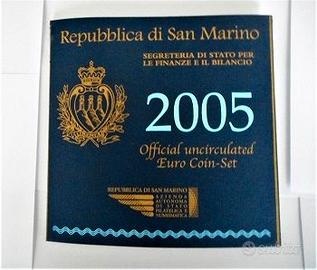 Rep. Di S. Marino-Monete Divisionali FDC-anno 2005