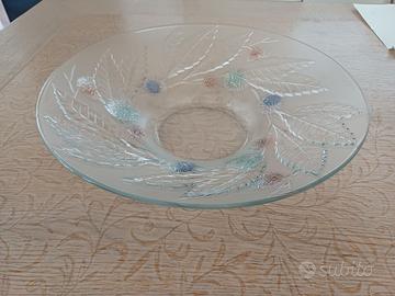 Elegante centrotavola in vetro artistico