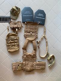 Lotto softair tattico e buffetteria varia