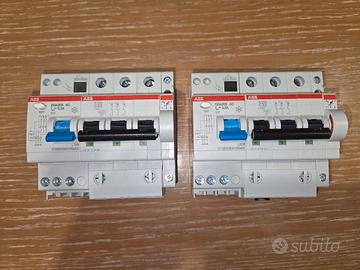 ABB magnetotermici con differenziale 3P 