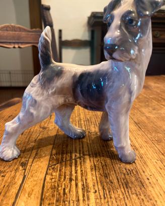 Statuetta Fox Terrier Dahl Jensen 1001