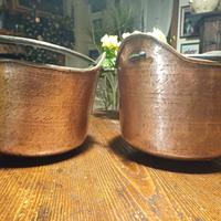 Coppia Secchi in rame