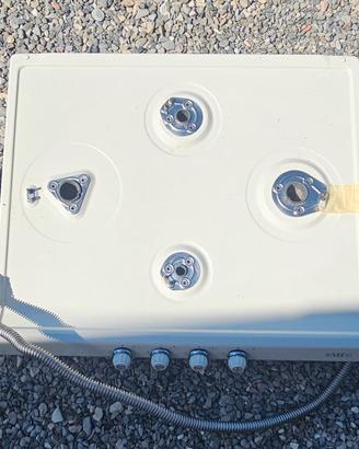 Piano cottura a gas Smeg 4 fuochi con griglie