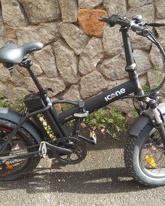 e-bike pieghevole Icone Marines Black