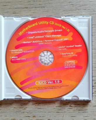 Motherboard utility CD (IUCD Ver. 1.9)