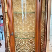 vetrina stile barocco dipinta a mano 