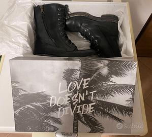 Anfibi Bambino Dabliu Tronchetti Metal - Taglia 36