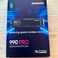 Samsung SSD 990 pro 4 tb