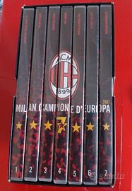 Cofanetto da 7 DVD intitolato Milan campione