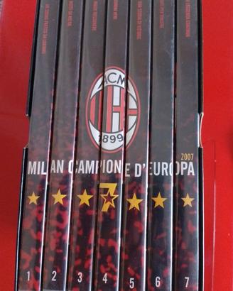 Cofanetto da 7 DVD intitolato Milan campione