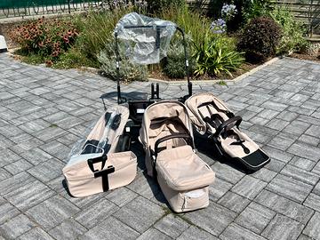 Bugaboo passeggino fratellare con kit conversione