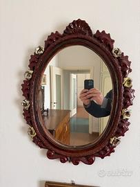 Specchio antico ovale