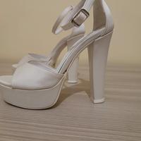 scarpe sposa in raso numero 34