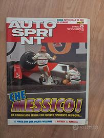 Autosprint 1991 Senna Incidente -Porsche Rs 968