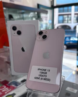Iphone 13 128gb pink garantito