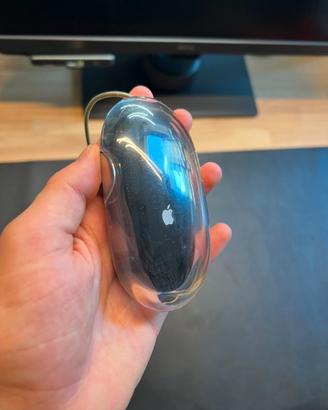 Apple Pro Mouse vintage nero trasparente USB