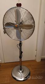 ventilatore acciaio con base come nuovo