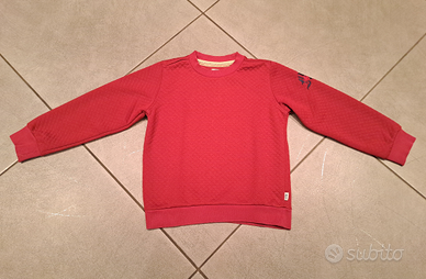 Felpa Melby per bambini, rossa scura,taglia 7 anni